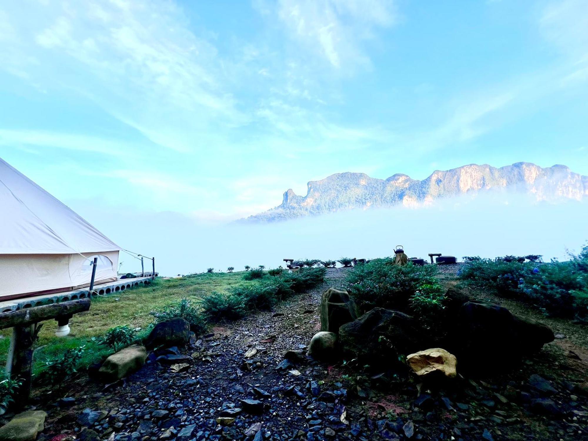 Camping Phutajoy Khaosok แคมป์ปิ้งภูตาจ้อยเขาศก Ban Thung Lang Tham Exterior foto
