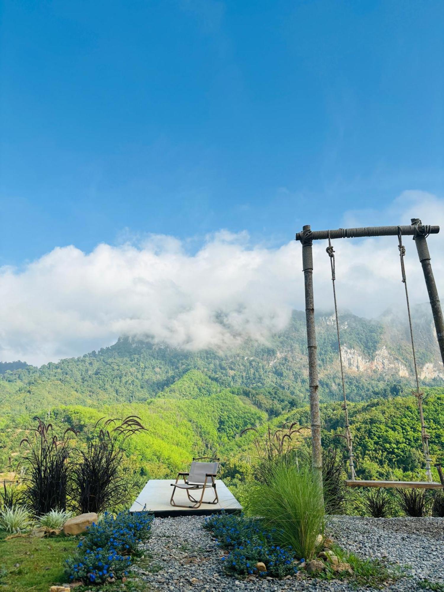 Camping Phutajoy Khaosok แคมป์ปิ้งภูตาจ้อยเขาศก Ban Thung Lang Tham Exterior foto